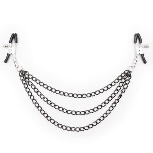 OHMAMA FETISH - NIPPLE Clamps WITH BLACK CHAINS